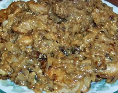 Guinness Pork Chops In Gravy