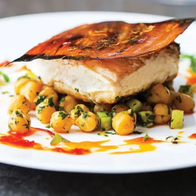 Halibut And Chickpea Salad