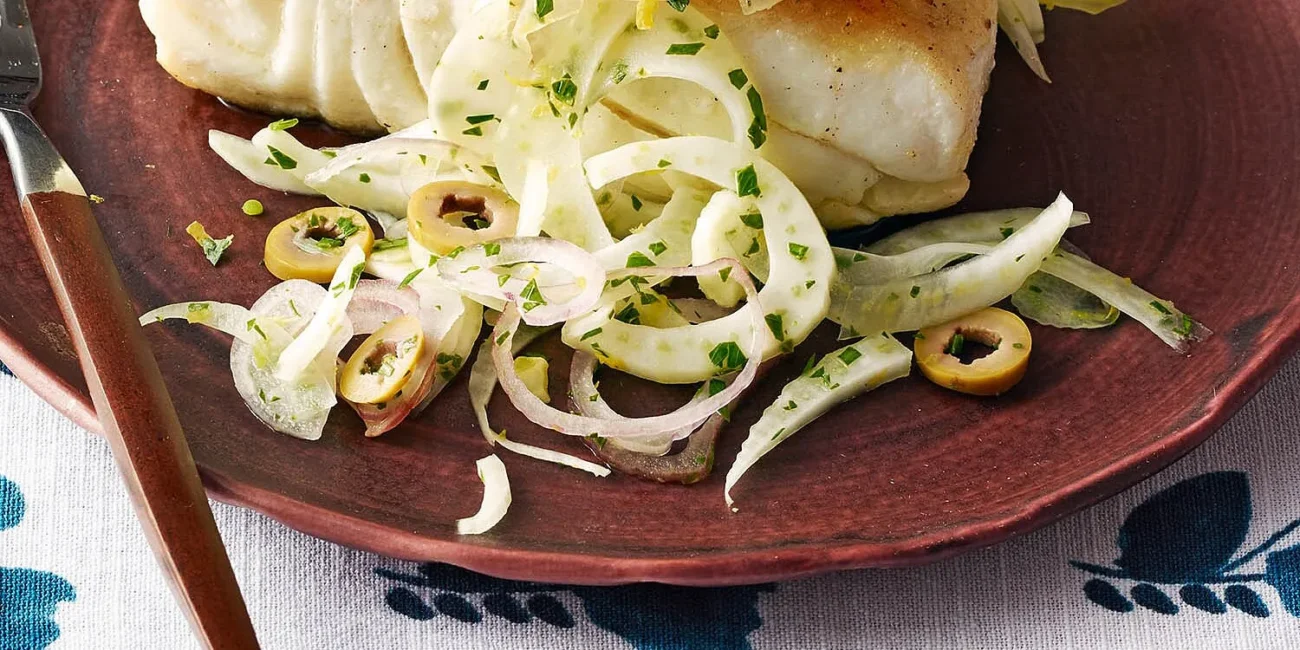 Halibut And Lemon Fennel Salad