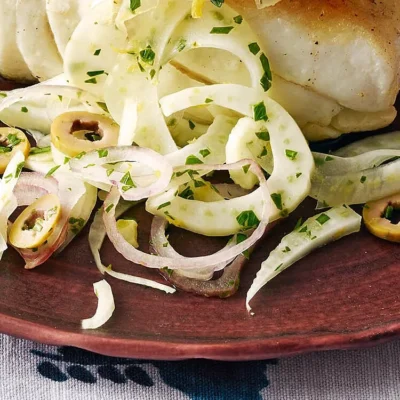 Halibut And Lemon Fennel Salad