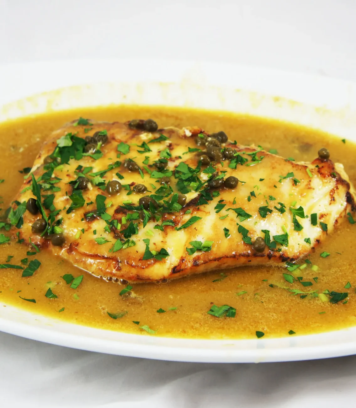 Halibut Piccata