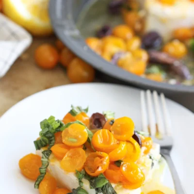 Halibut With Cherry Tomatoes