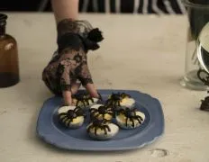 Halloween Spiderweb Deviled Eggs Recipe: A Spooky Snack Idea
