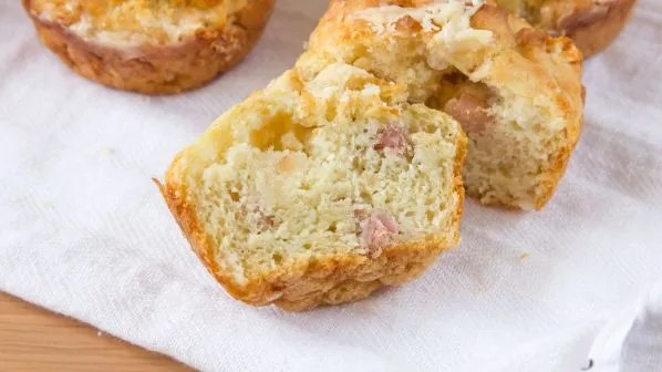 Ham And Cheese Muffins
