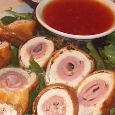 Ham And Chicken Rolls