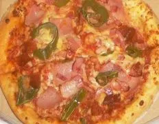 Ham And Chile Brunch Pizza