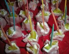 Ham And Pickle Swirls Appetizer