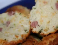 Ham And Sharp Cheddar Biscuits