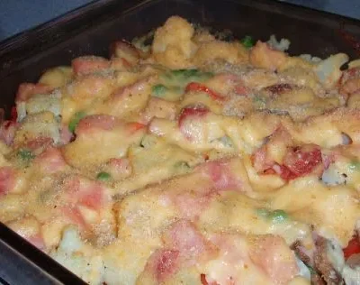 Ham &Amp; Cauliflower Casserole
