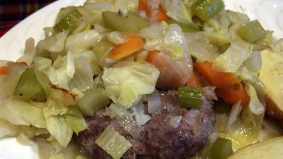 Hamburger & Cabbage Casserole