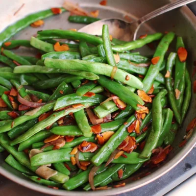 Haricot Vert French Green Beans With Garlic