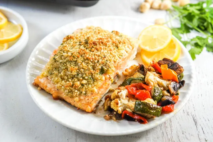 Hazelnut Crusted Salmon