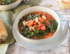 Healthy Bean Soup With Kale