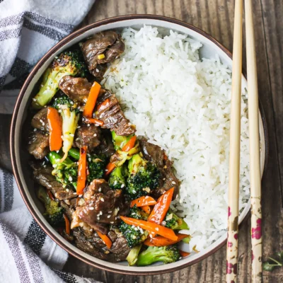 Healthy Beef And Broccoli Stir Fry