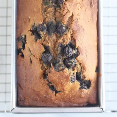 Healthy Blueberry Banana Bread