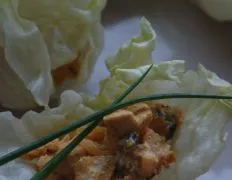 Healthy Greek Yogurt Chicken Salad Lettuce Wraps Recipe