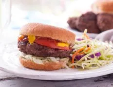 Healthy & Juicy Low-Calorie Hamburgers Recipe