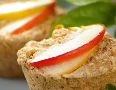 Healthy Low Fat Apple And Oatmeal Muffins