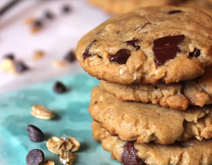 Healthy Peanut Butter & Honey Cookies