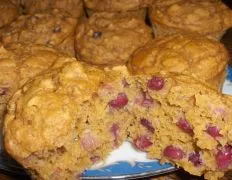 Healthy Pumpkin Pomegranate Muffins