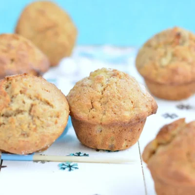 Healthy Whole Grain Banana Muffins Recipe