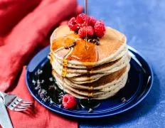 Healthy Whole Grain Wheat Pancakes Recipe