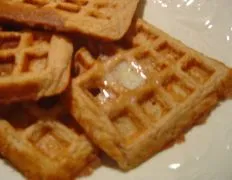 Healthy Whole-Wheat Cinnamon Waffles Recipe