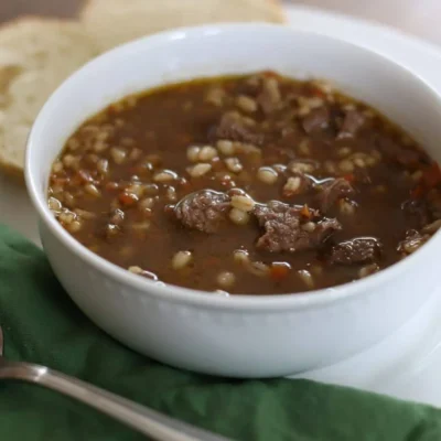 Heartwarming Beef Barley Soup