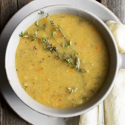 Hearty Golden Split Pea Soup Recipe