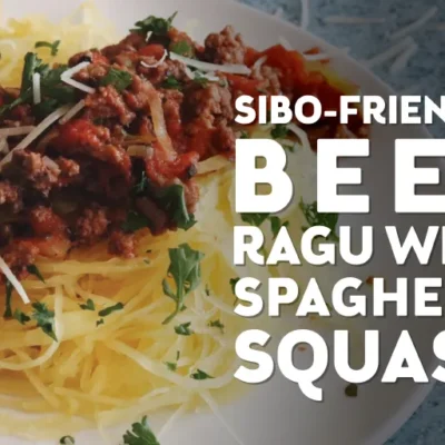 Hearty Spaghetti Squash with Savory Meat Ragu Recipe
