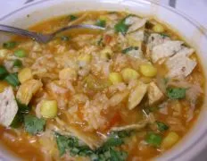 Hearty Spicy Chicken And Rice Soup Recipe