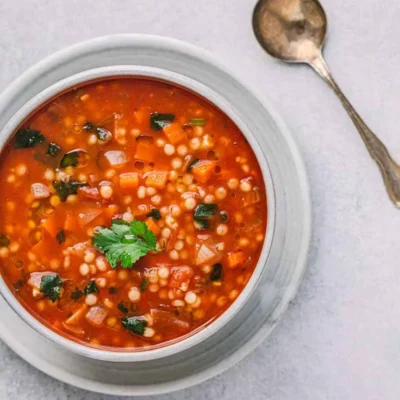Hearty Tomato Couscous Soup Recipe