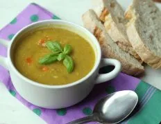 Hearty Vegetarian Slow Cooker Split Pea Soup Recipe