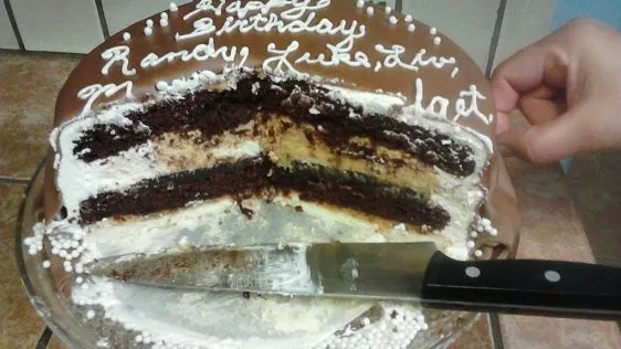 Heaven And Hell Cake With Peanut Butter Ganache
