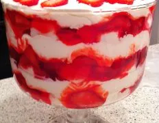 Heavenly Strawberry Angel Food Cake Trifle Delight