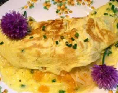 Herb And Three Cheese Omelet