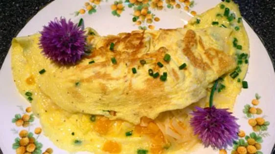 Herb And Three Cheese Omelet