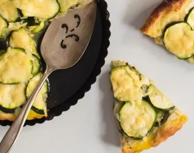 Herb-Infused Gruyere and Zucchini Tart Recipe