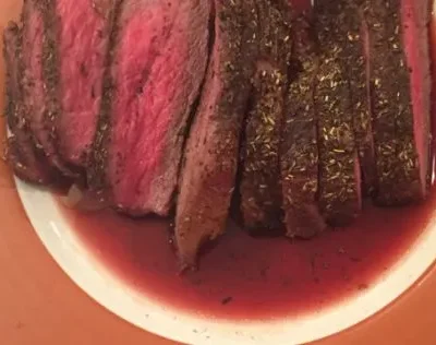 Herb-Rubbed London Broil