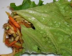 Hoisin Chicken Lettuce Wraps