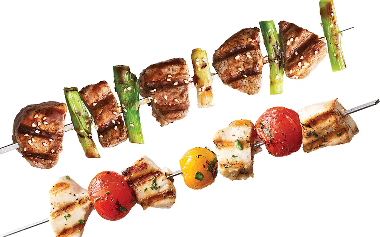 Hoisin Glazed Pork Kabobs