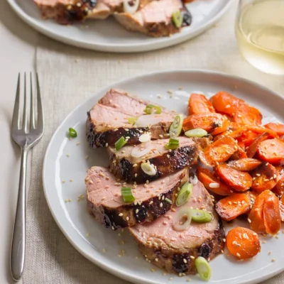 Hoisin Sesame Pork Tenderloin