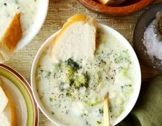 Homemade Cream Of Broccoli Soup