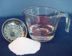 Homemade Drain Cleaner And Declogger