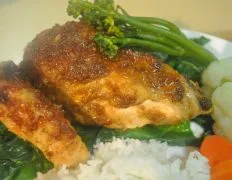 Honey-Ginger Glazed Spiced Chicken Recipe