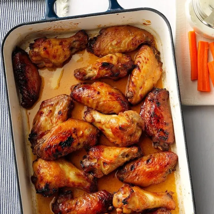 Honey-Glazed Crispy Chicken Wings Recipe