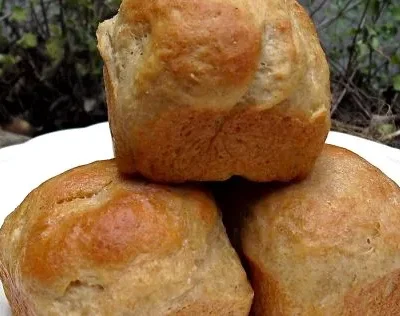 Honey Whole Wheat Dinner Rolls With Greek Yogurt