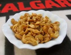 Honeyed Cashews With Kosher Salt