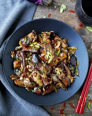 Hot Chinese Eggplant Aubergine
