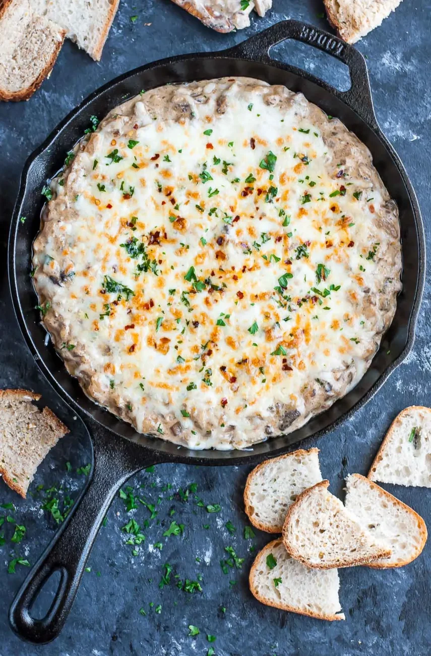 Hot Mushroom Dip